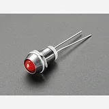 5mm Chromed Metal Narrow Bevel LED Holder - Pack of 5 - Image 2