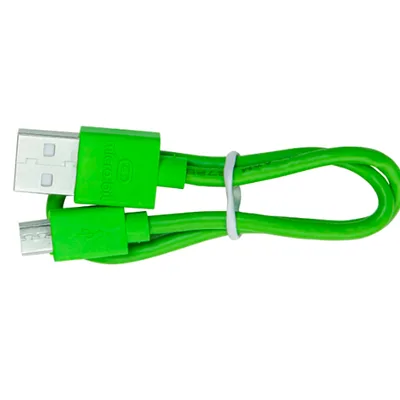 USB A to Micro USB Cable (30cm Green)