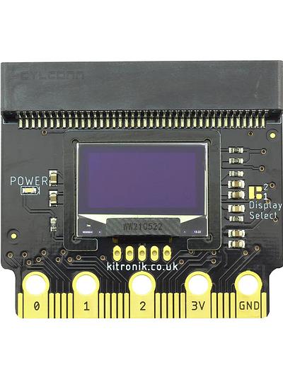 Kitronik :VIEW Graphics 128 OLED display 128x64 for BBC micro:bit