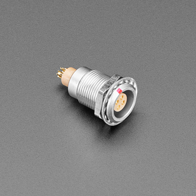 FGG.0B Quick Connect 4 Pin Panel Mount Socket - 9mm