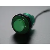 Arcade Button with LED - 30mm Translucent Green - Image 3