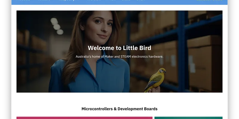 Celebrating the Launch of Little Bird Electronics' New Website