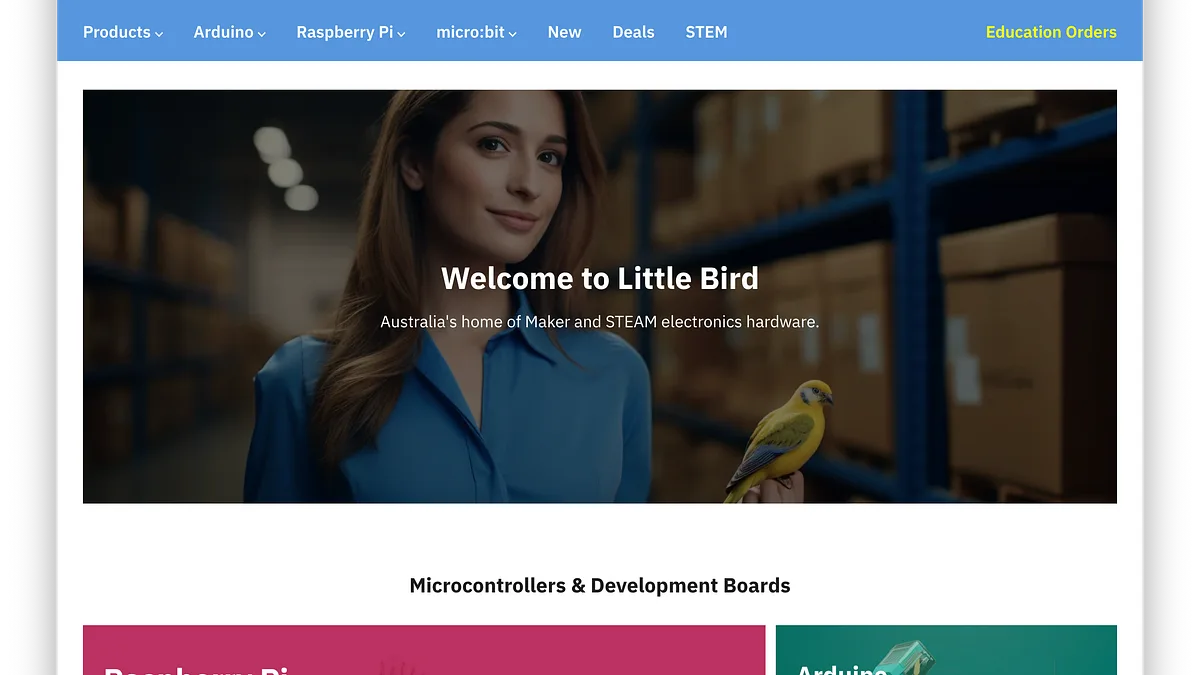 Celebrating the Launch of Little Bird Electronics' New Website