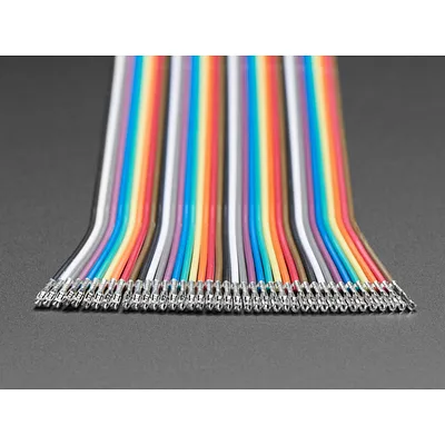 Premium Male/Female Raw Jumper Wires - 40 x 6
