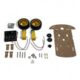 Robot Chassis base with 2 wheels with AA-Battery Pack - Image 2