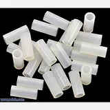 Nylon Spacer: 12mm Length, 5mm OD, 3.3mm ID (25-Pack) - Image 2