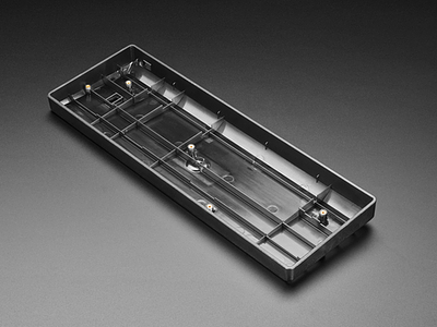 Translucent Smoke Plastic 60% / GH60 Keyboard Shell