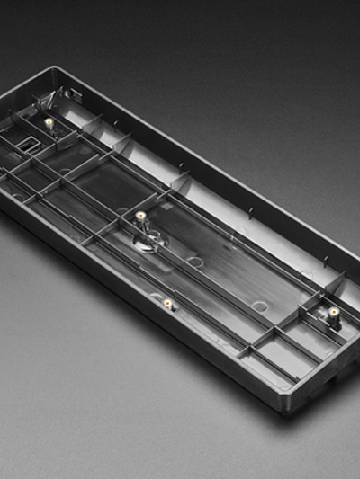 Translucent Smoke Plastic 60% / GH60 Keyboard Shell