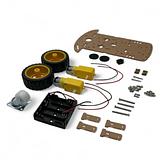 Robot Chassis base with 2 wheels with AA-Battery Pack - Image 4
