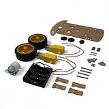 Robot Chassis base with 2 wheels with AA-Battery Pack - Image 4