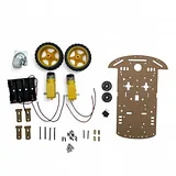 Robot Chassis base with 2 wheels with AA-Battery Pack - Image 5