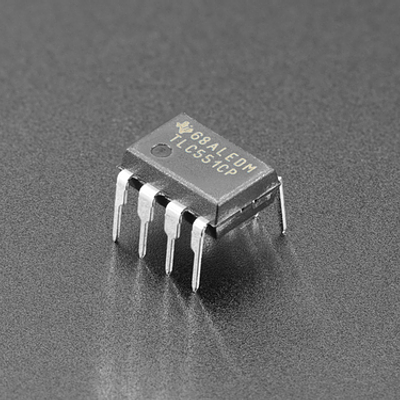 TLC551 IC Timer - CMOS 555 with 1V to 15V power, up to 1.8MHz