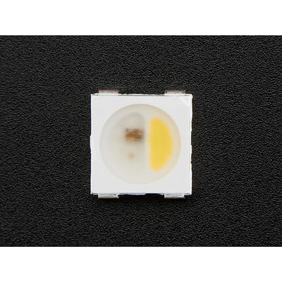 NeoPixel RGBW LEDs w/ Integrated Driver Chip - Natural White [~4500K - White Casing - 10 Pack]