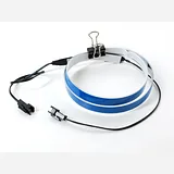 Blue Electroluminescent (EL) Tape Strip - 100cm w/two connectors - Image 3