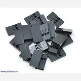 0.1" (2.54mm) Crimp Connector Housing: 1x3-Pin 25-Pack - Image 2