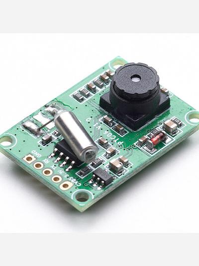 Miniature TTL Serial JPEG Camera with NTSC Video