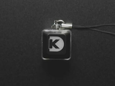 Light Up Key Switch Keychain - Red LED