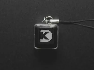 Light Up Key Switch Keychain - Red LED