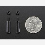 Brass M2.5 Standoffs 16mm tall - Black Plated - Pack of 2 - Image 5