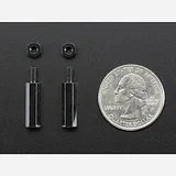 Brass M2.5 Standoffs 16mm tall - Black Plated - Pack of 2 - Image 5