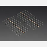 Through-Hole Resistors - 2.2K ohm 5% 1/4W - Pack of 25 - Image 2
