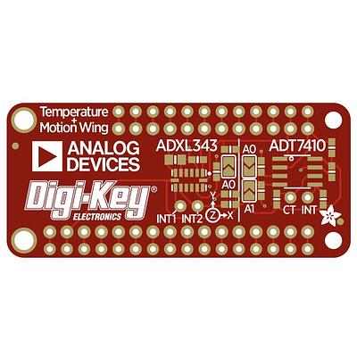 Adafruit ADXL343 + ADT7410 Sensor FeatherWing