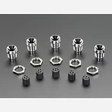 5mm Chromed Metal Wide Concave Bevel LED Holder - Pack of 5 - Image 3