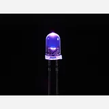 UV/UVA 400nm Purple LED 5mm Clear Lens - 10 pack - Image 1