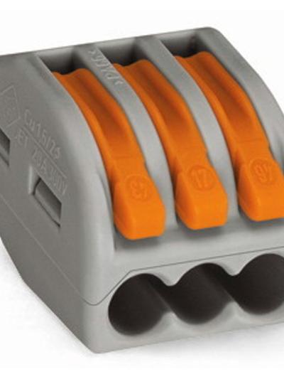 3 Way WAGO Splice Terminal Block
