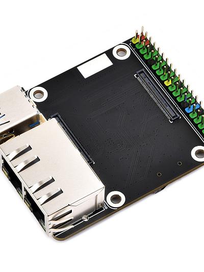 Raspberry Pi CM5 Dual Gigabit Ethernet Base Board