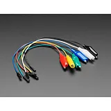 Small Alligator Clip to Female Jumper Wire Bundle - 6 Pieces - Image 1