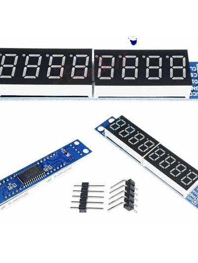 MAX7219 LED Dot Matrix 8 Digit Digital Tube Display Control Module For Arduino