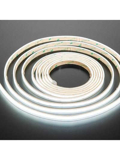 Ultra Flexible White LED Strip - 480 LEDs per meter - 5m long - Cool White ~6500K