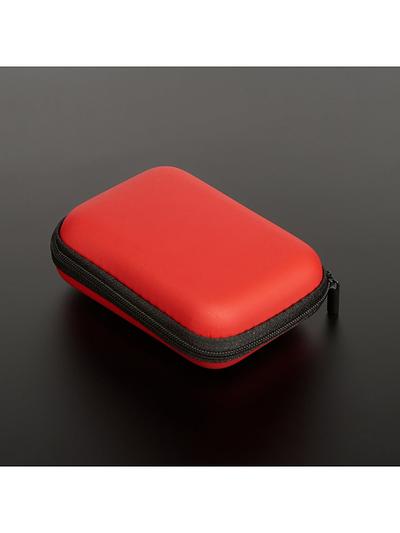 Maker-Friendly Zipper Case - Red