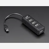 USB Mini Hub with Power Switch - OTG Micro-USB - Image 2