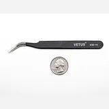 Fine tip curved tweezers - ESD safe [120mm] - Image 4