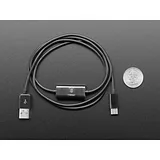 USB Type C Cable with Data/Charge Switch - 1 meter long - Image 2