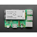 Adafruit 2.13 Monochrome E-Ink Bonnet for Raspberry Pi - THINK INK - Image 1