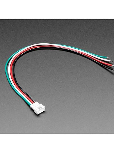 JST PH 4-Pin Socket to Color Coded Cable - 200mm