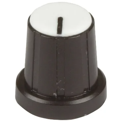 White Push On Style Knob