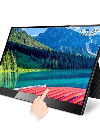 CrowVi Super thin 15.6 Inch 1920x1080 Touch Display IPS HD Portable Monitor with Touchscreen