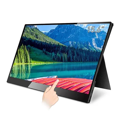 CrowVi Super thin 15.6 Inch 1920x1080 Touch Display IPS HD Portable Monitor with Touchscreen