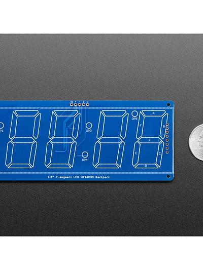 Adafruit 7-Segment Backpack - 1.2 Tall Digits