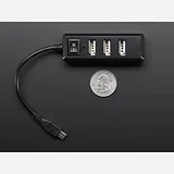 USB Mini Hub with Power Switch - OTG Micro-USB - Image 4
