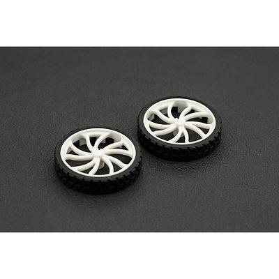 N20 ABS Rubber Wheel 43x9mm (Pair)