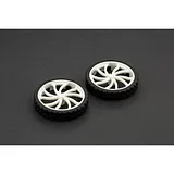 N20 ABS Rubber Wheel 43x9mm (Pair) - Image 1