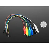 Small Alligator Clip to Female Jumper Wire Bundle - 6 Pieces - Image 5