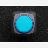 16mm Illuminated Pushbutton - Blue Latching On/Off Switch - Image 3