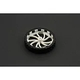 N20 ABS Rubber Wheel 43x9mm (Pair) - Image 2