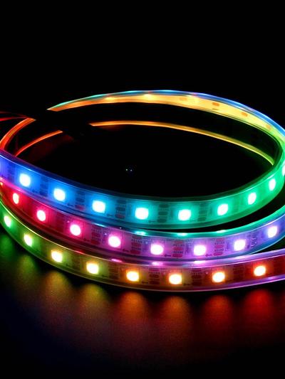 Flexible RGB LED Strip (NeoPixel/WS2812/SK6812 compatible) - 60 LED/Metre